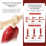 Детский самокат Zoy Zoii, 2 в 1, зеленый лес, регулировка высоты руля, светящиеся колёса